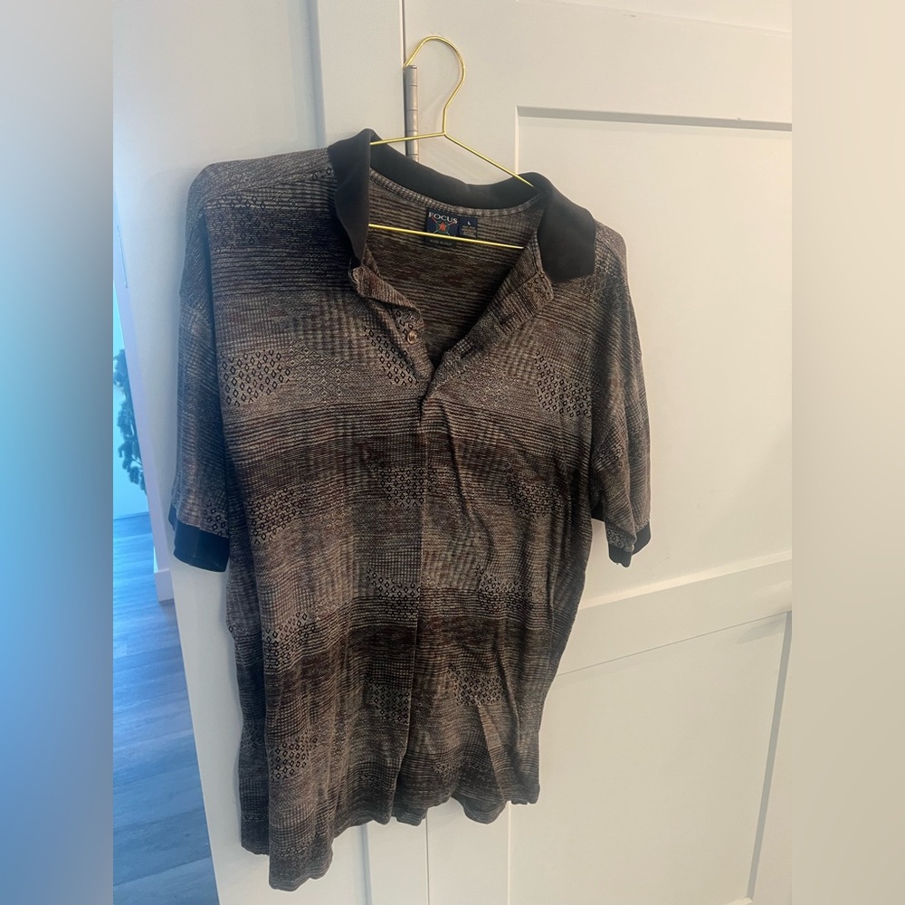 Retro golf polo